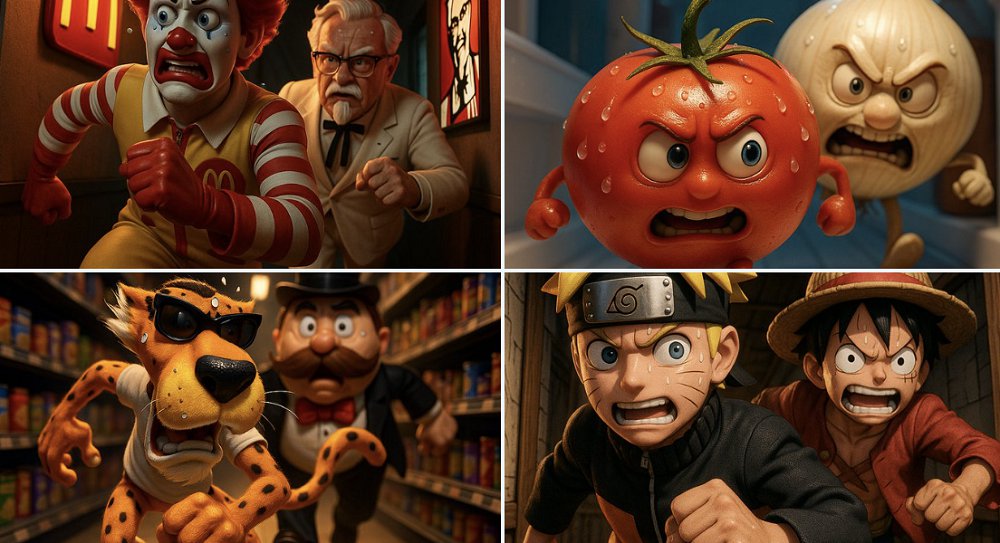 狭窄走廊里奔跑