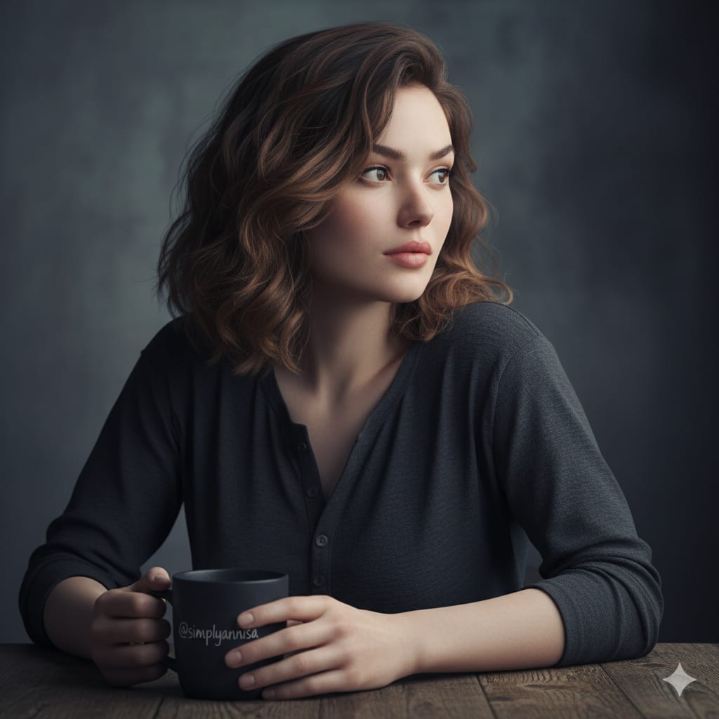 电影感的超现实主义肖像画